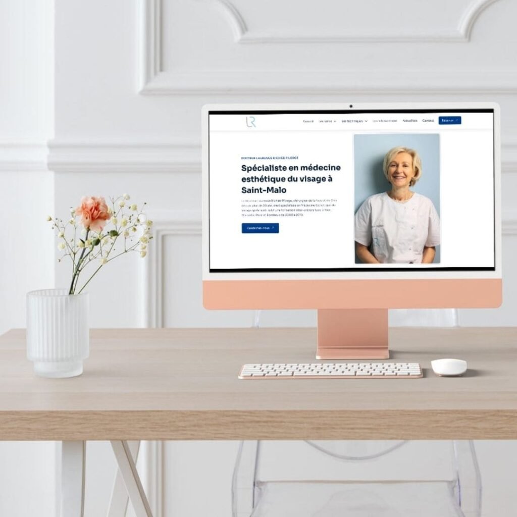 Refonte de site internet professionnel à Saint-Malo